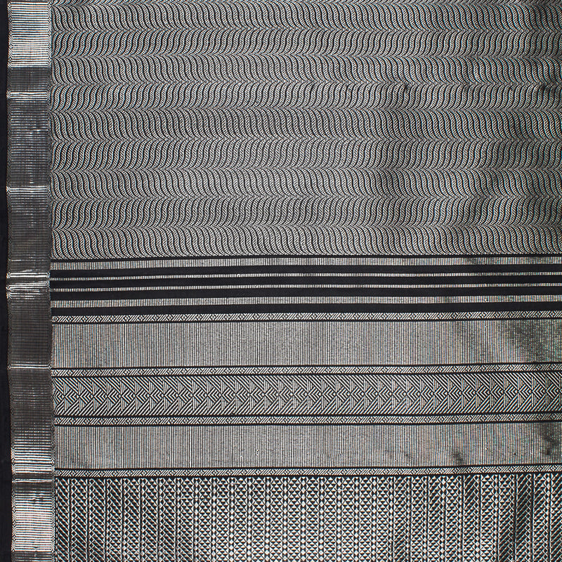 Silver Kanjeevaram Silk