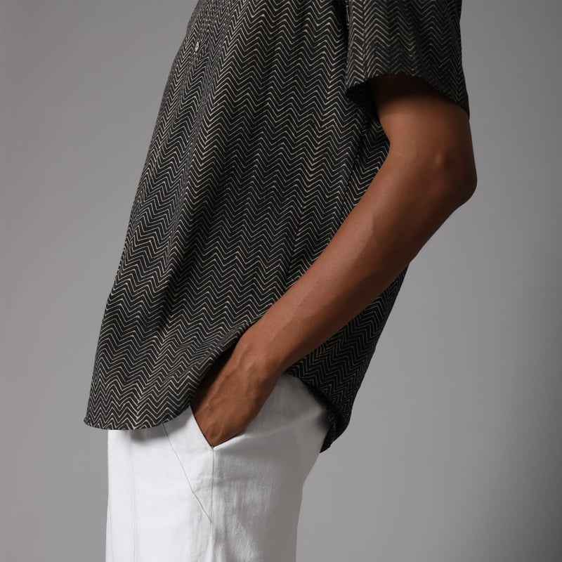 Regular Collar Half Sleeve Cotton