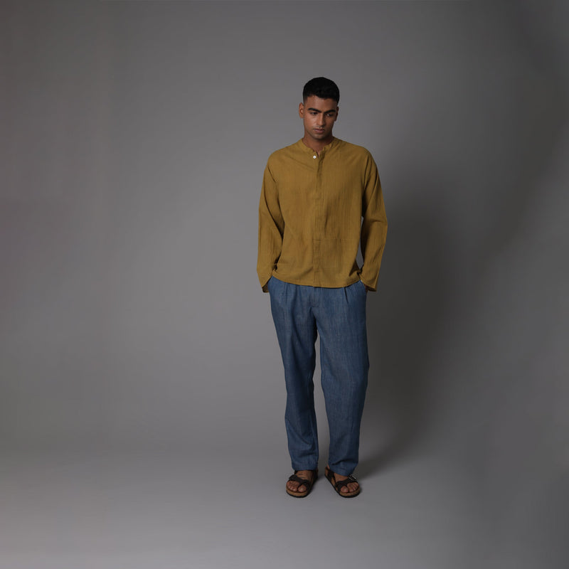 Mandarin Full Sleeve Bengal Cotton