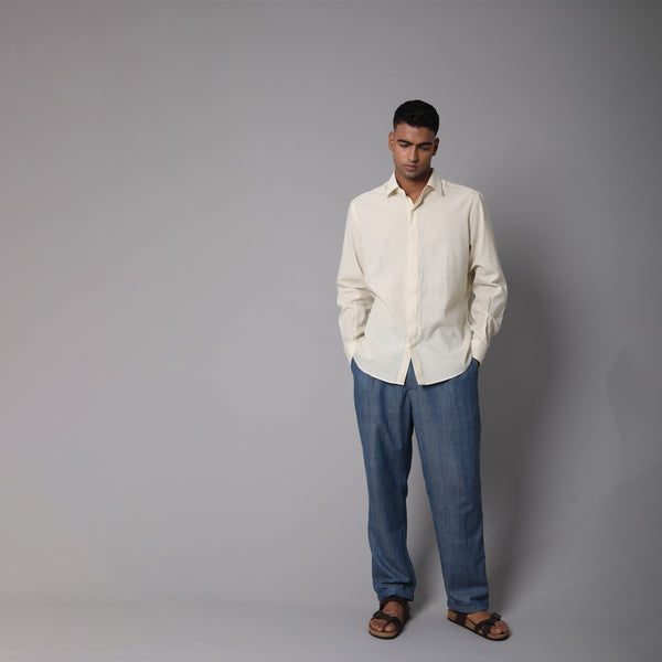 Regular Collar Full Sleeve Bengal Cotton