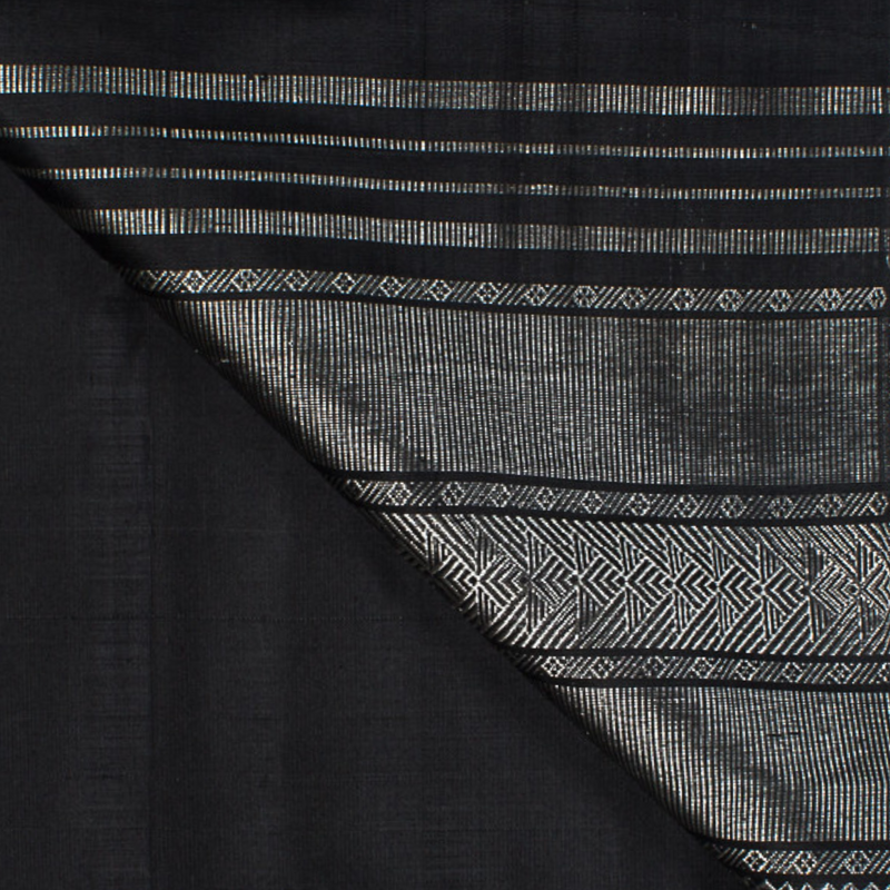 Silver Kanjeevaram Silk