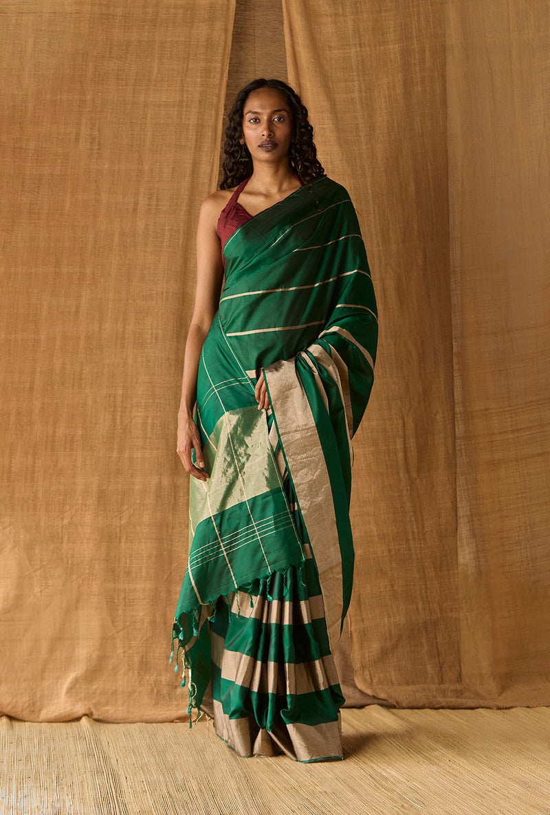 Hosa Aramba Silk- Green Graded Stripes