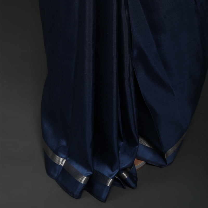 Hosa Aramba Silk - Grey/Blue Silver Border