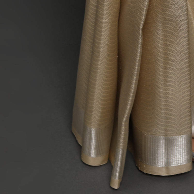 Silver Kanjeevaram Silk