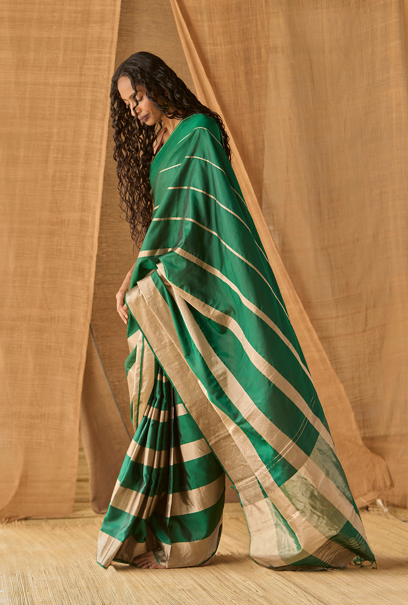 Hosa Aramba Silk- Green Graded Stripes