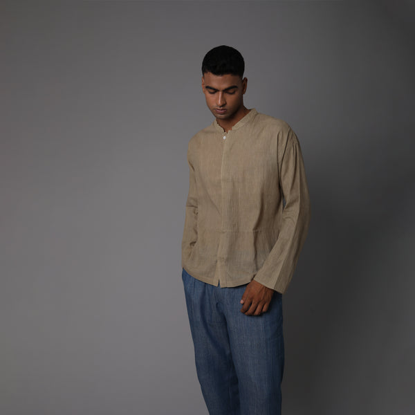 Mandarin Full Sleeve Bengal Cotton
