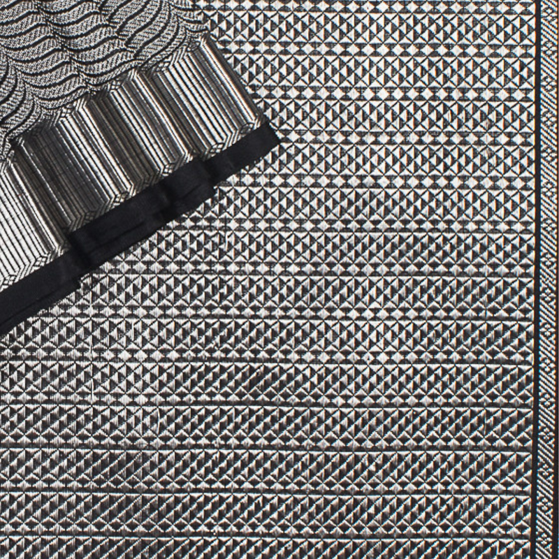 Silver Kanjeevaram Silk