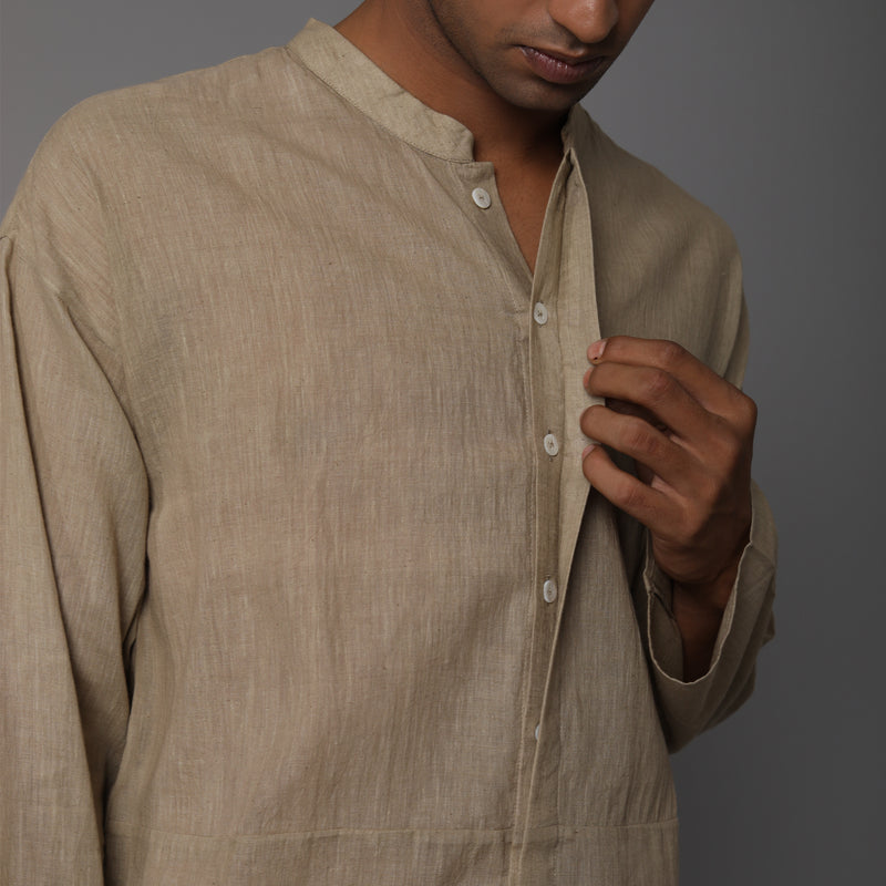 Mandarin Full Sleeve Bengal Cotton