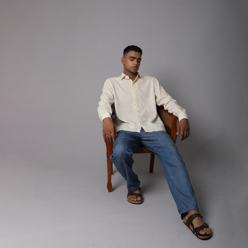Regular Collar Full Sleeve Bengal Cotton
