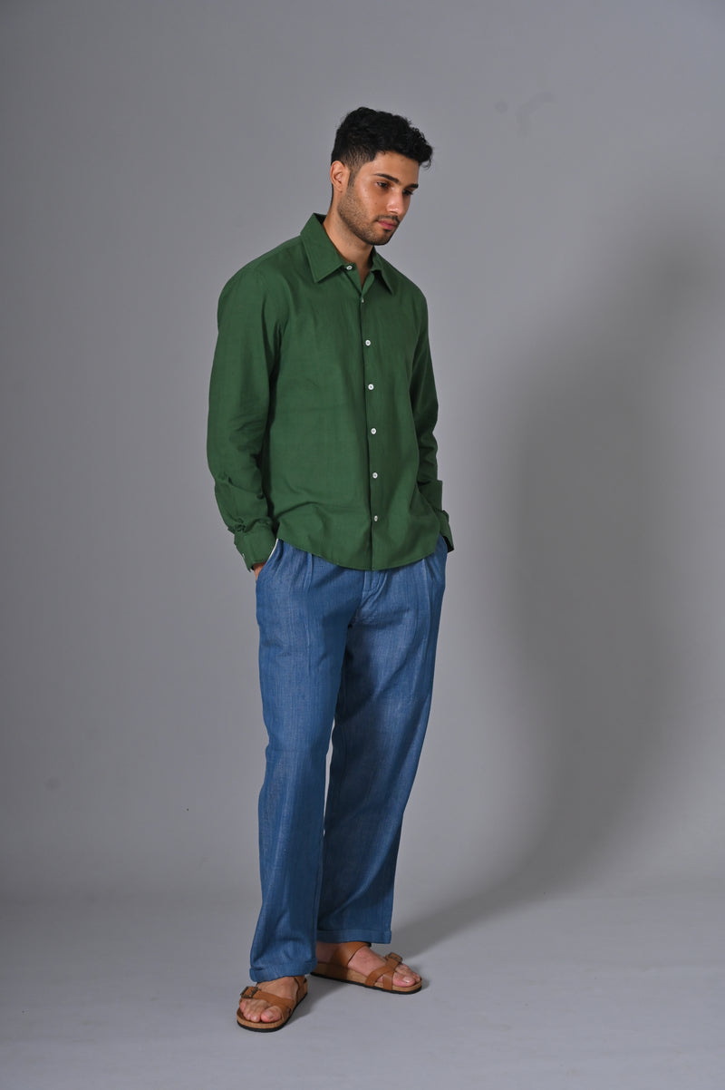 Regular Collar Full Sleeve Bengal Cotton