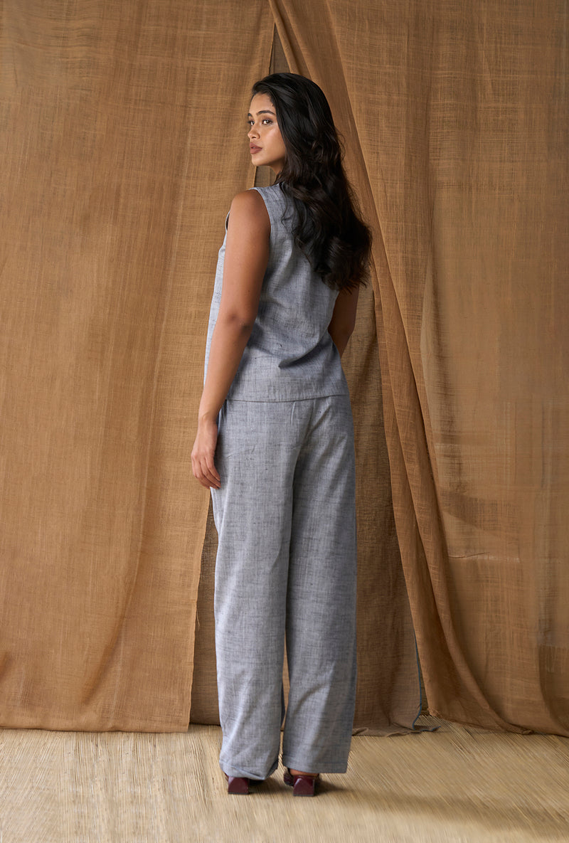 Faux Wrap Top - Cotton