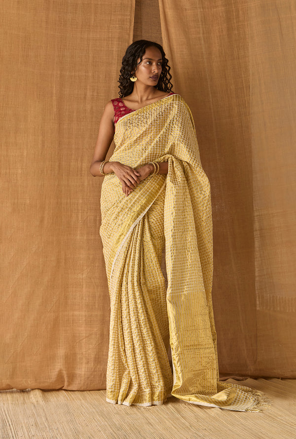 Venkatgiri Checks 1 - Cotton With Zari Small Checks